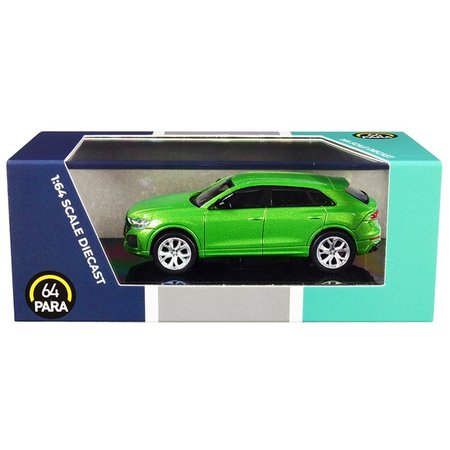 PARAGON Audi RS Q8 Java 1 by 64 Scale Diecast Model Car, Metallic Green PA-55171